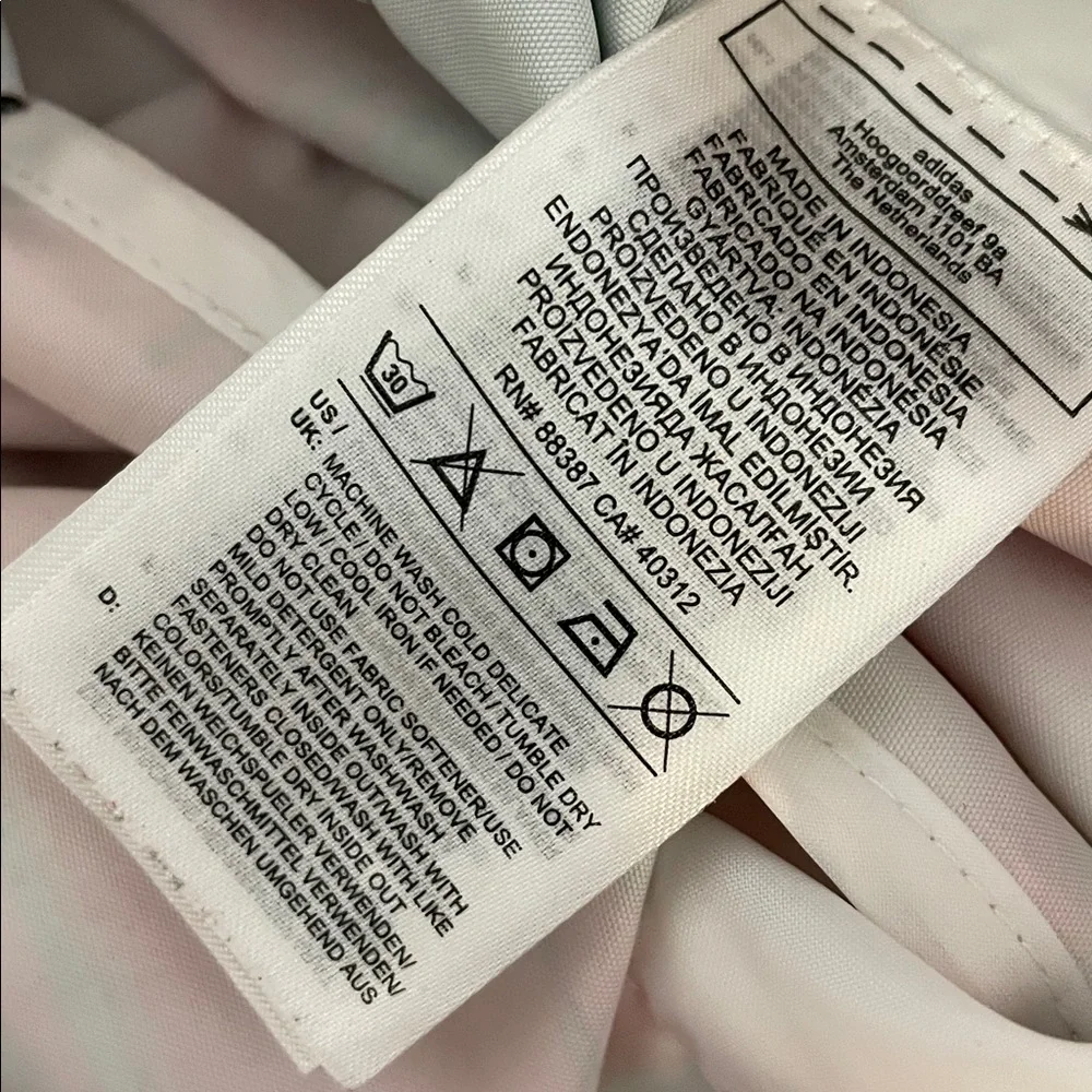 Adidas Originals R.Y.V. track pants pastel marble print size Small - Picture 10 of 12